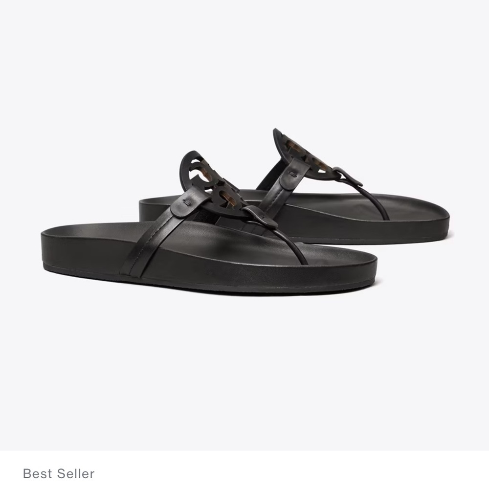 Tory Burch Miller Cloud Sandal Women’s in Perfect Black Size 9